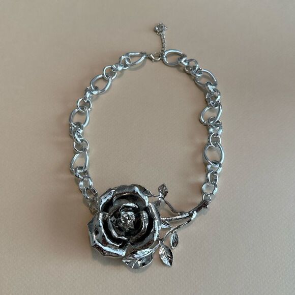 Flower  necklace  N1030 - Picture 2 of 4